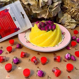 EBV Top Grade Superior Saffron Powder for Unmatched Taste and Aroma -100% Pure & Natural All Red Golden Spice for Tea, Drink, Paella, Tahchin,Pack Of 16 Single Serve Containers (125 Mg Each)