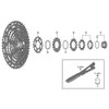 SHIMANO Unisex - Adult XT CS-M8100 Sprocket, Black, One Size