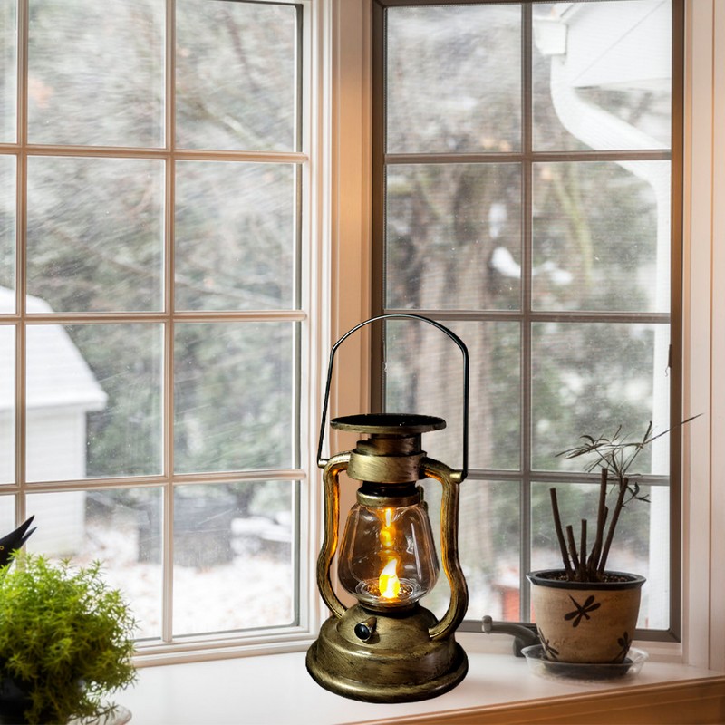 Outdoor Hanging Solar Lights Solar Powered Retro Lanterns Bright Landscape
