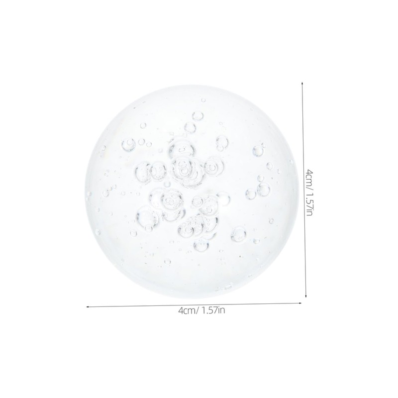 Levemolo Crystal Glass 2pcs Decorative for Fountains Fish Tanks and