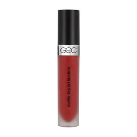 GOC, Labial liquido matte, Matte Liquid Lipstick, Resistente al agua, Larga Duración, No Reseca los labios ni cuartea, Sin manchas, Color Firery Red, GMLC06