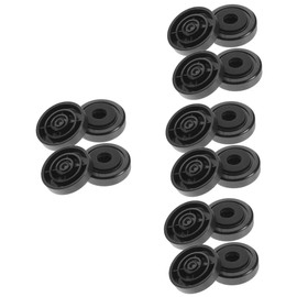 Gatuida 16pcs Speaker Isolation Feet Shockproof Isolation Pads for Turntables and Speakers Damping Subwoofer Stand Platform Metal Foot Pads Black