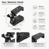 Backpack Strap Phone Holder for Hands-Free Recording – Adjustable Clip