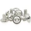 Screws M5, Pack of 20 Rounded Head Screws Stainless Steel