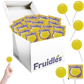 Lemon Lollipops Candy Suckers for Kids, 8 Bulk Flavors, Perfect for Gifting, Parties, Events (300-Pack)