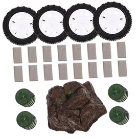 KONTONTY Plastic Material Boys and Girls Toy Set War Game Scene Accessories Model Toy for Boys