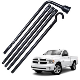 ZanGe Spare Tire Jack Handle/Wheel Lug Wrench for 2002-2005 Dodge Ram 1500, Spare Tire Tool Kit with Bag, Tire Tool Replacement Kit for Spare, Black