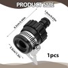Huybaa Universal Tap Adapter, Garden Hose Coupling, Rubber Connector with