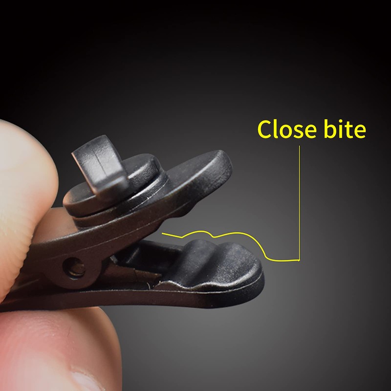 Lapel Mic Clip on Shirt Microphone Metal Tie and Plastic