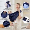 CUBY Baby Carrier Sling, Baby Essentials for Newborn Natural Cotton