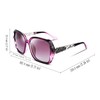 FEISEDY Women Trendy Polarized Sunglasses Oversized Sparkling Crystal Frame B2289
