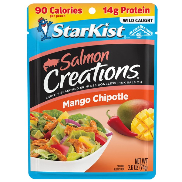 StarKist Salmon Creations Mango Chipotle - 2.6 oz Pouch (Packaging May Vary) (Pack of 12)
