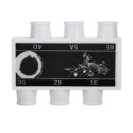 Guitar Pitch Pipe Tuner Pitch E B G D A E Plastic Tuner Pitch Pipe 6 Tones with a Carring Case Guitar Musical Instrument Accessory