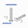 QUARKZMAN 10Set M6x30mm Perno Posizionamento Cilindrico Elastico Albero Acciaio Inossidabile