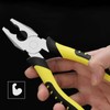 ZeroNine Professional Pliers Tool Set, 6" Linesman, Long Nose &