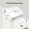 Metal Security Camera Rain Cover,Sun Shield Weatherproof Glare Protection Cover