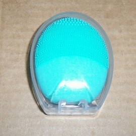 SA. AD. NA SA AD NA PORTABLE HANDHELD SONIC FACIAL CLEANSING BRUSH FOR SKINCARE GREEN seald