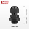 AMPELE 20 Pack 3/8'' NPT Cable Gland Waterproof Adjustable 4-8mm/0.16-0.31inch