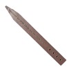 12" Plastic Bender Board Stakes - Teak Color - Heavy