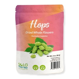 Hops Flowers 2 oz , Hops Flowers Dried , Resealable Bag, Dried Humulus lupulus Loose Tea , Hops Tea