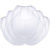 25 Pcs 5 Gallon Elastic Top Paint Strainer Bags White