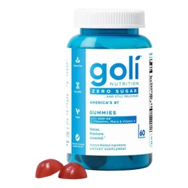 Goli Nutrition Ashw Suplemento Para Estrés 60 Gomitas Sabor Sin Sabor