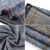 6Pcs Luxury 100% Cotton Men’s Plaid Handkerchief, Soft Hanky with