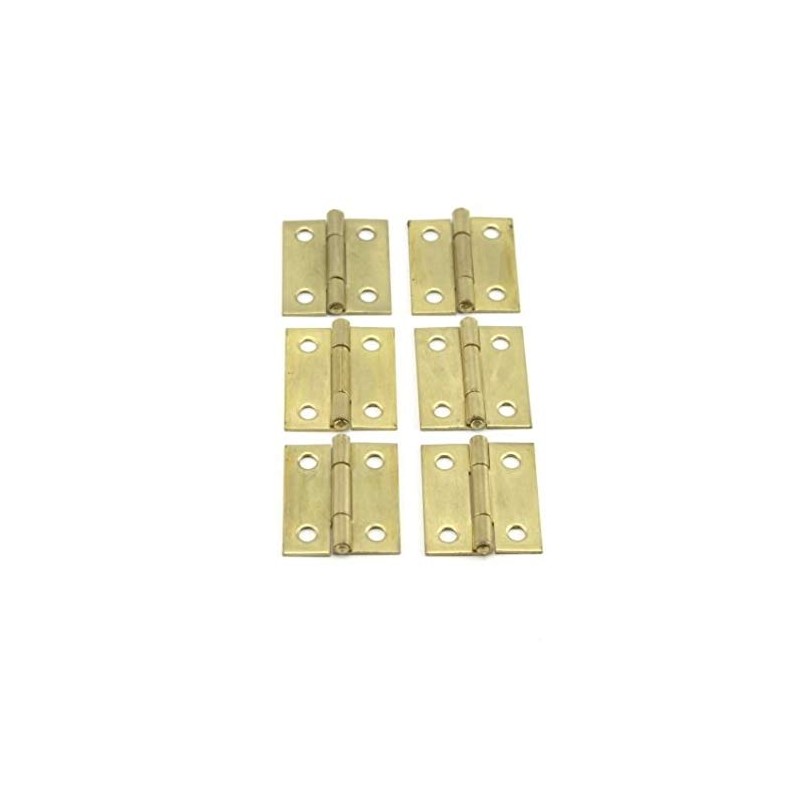 FixTech 60304 Hinges 38 x 1 mm Pack of 6