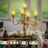 YiaMia Rechargeable Tea Lights with Remote Timer, Flameless Candles Battery