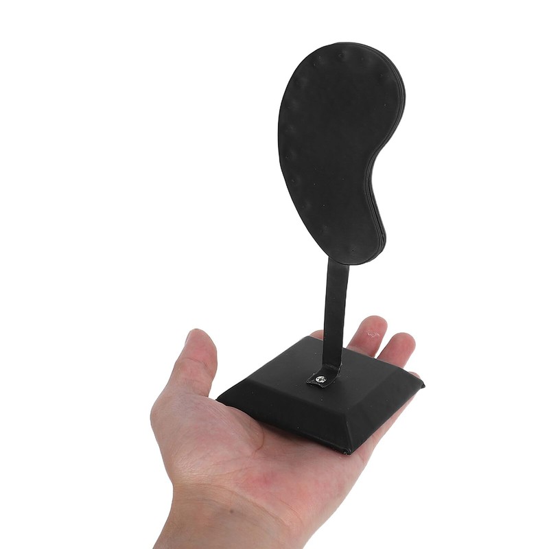 DIYEAH Espositore di orecchini a forma di orecchio nero organizer