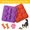 SAGOOITS 2 Pack Puppy Dog Paw and Bone Shaped 2