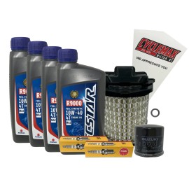 Cyclemax Full Synthetic Tune Up Kit w/ Spark Plugs fits 2005-2009 Suzuki VL-1500