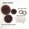 Hair Donut Bun Maker Set, 7 Piezas Hair Bun Donut