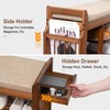 PETKABOO Shoe Bench with Hidden Drawer and Side Holder, 2