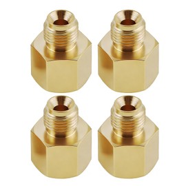 4PCS RV Propane Hose Adapter 1/4" Female NPT x 1/4" Male(7/16-24UNF)