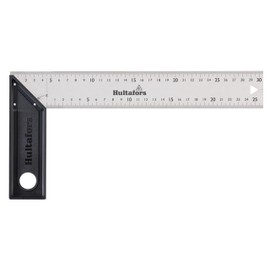 Hultafors Angle Light 305 mm x 45 mm Stainless Steel I Tolerance of ±0.06° I 45°/90°/135° I Measuring Function of Lengths and Angles I Made in EU I 310503