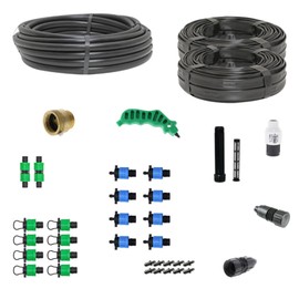 Drip Irrigation Kit for Row Crops - Kit Size : Deluxe