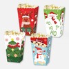 Dusenly 12pcs Christmas Popcorn Boxes Red Green Merry Christmas Party