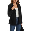 MINTLIMIT Black Blazer Jacket for Women Long Sleeve Notched Lapel