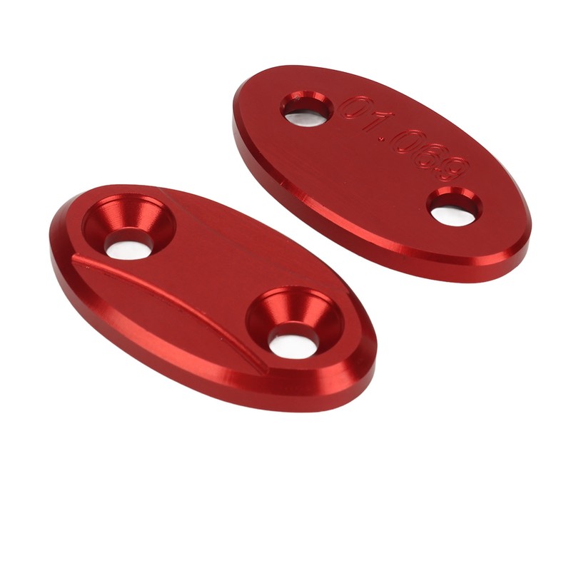 2pcs Motorcycle Rearview Mirror Base Cover Aluminum Alloy Windscreen Mirror
