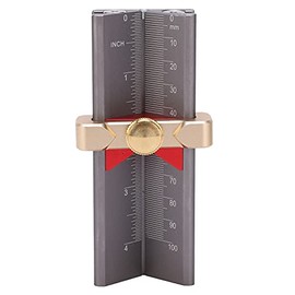 3 in 1 Multifunction Drill Depth Gauge, Drill Depth Measuring Height Limited Ring Installation, Woodworking Tool Drill Point Angle Gauge Grinding Gauge Table Saw