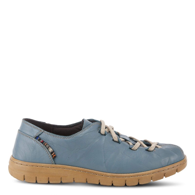 Spring Step Zapatillas Carhopper para mujer, Azul / Patchwork, 6.5-7