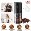 NewHome Cordless & Portable Battery Powered Burr Coffee Grinder For
