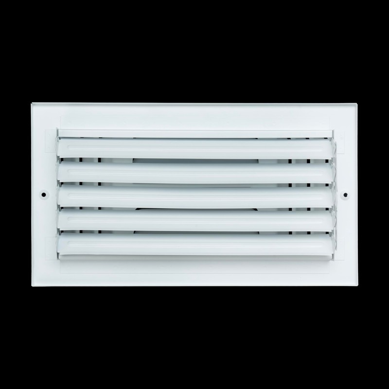 Fits 12x6 Duct Opening 3 Way Fixed Curved Blade Air
