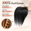 Flufymooz 100% Real Human Hair Toppers for Women, 10 Inch