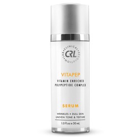 Clinical Resolution VitaPep Serum Best Anti Aging, Wrinkle and Boosts Collagen, Repairs Skin, Improving Tone and Texture, Hyaluronic Acid & Vitamin (1.0 fl.oz / 30ml)
