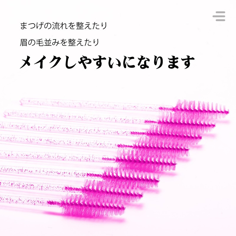 Eyelash Makeup 100pcs Rose Red Makeup Brushes Annhua Eyebrow Brushes