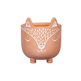 Sass & Belle Mini Woodland Fox Terracotta Planter