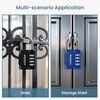 Sparkiva Combination Padlock with Code, 4 Digit Heavy Duty Padlock