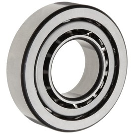 FAG Bearings 7215B-TVP Single Row Angular Contact Ball Bearing, Open, 40° Contact Angle, Polyamide/Nylon Cage, Normal Clearance, Metric, 75mm ID, 130mm OD, 25mm Width, 5300rpm